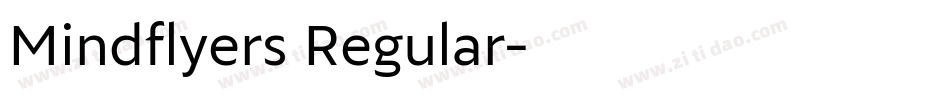 Mindflyers Regular字体转换